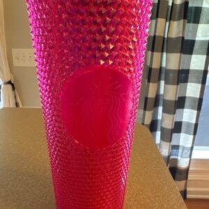 Hot Pink Studded Tumbler